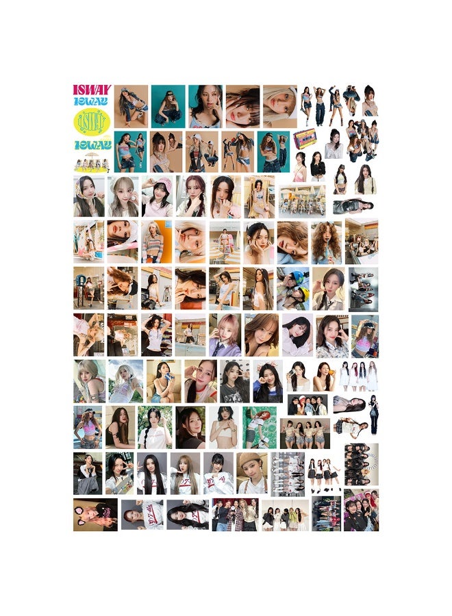 NIBEMINENT 97 Pcs Kpop (G)I-DLE I SWAY Deco Kit Waterproof Stickers, High Definition Printing Bright Colors, Suitable for Laptop Skateboard Luggage Water Bottle Guitar DIY - Image 3