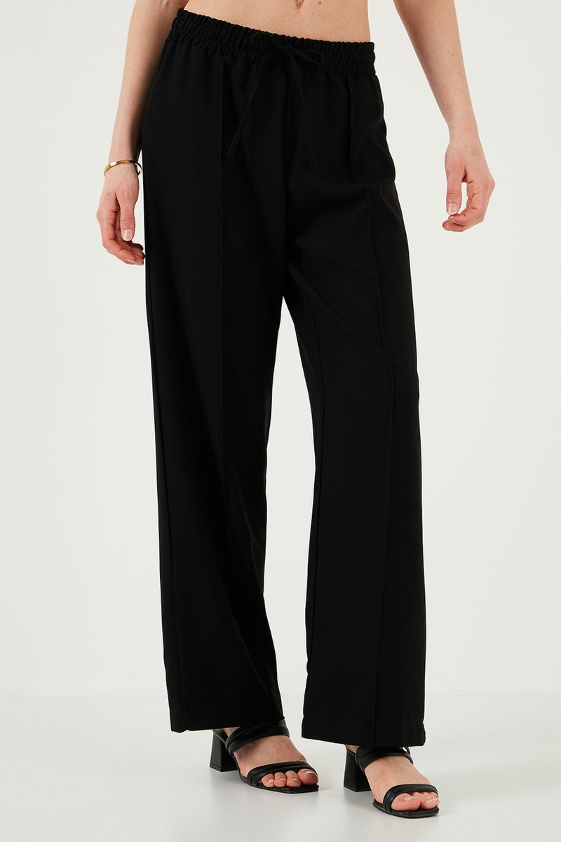 Lela Tracksuit Grass Regular Fit Normal Waist Wide Leg Tracksuit Bottoms Women's Tracksuit Bottoms 5866260  - Image 3