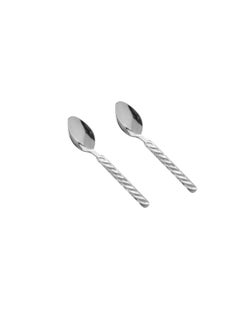 Dozen Of Metal Tea Spoons In Braided Shape - pzsku/Z3F3AA298A23DCB563CE1Z/45/_/1704877240/a40bf563-7f15-464e-808a-1b11573f30d4