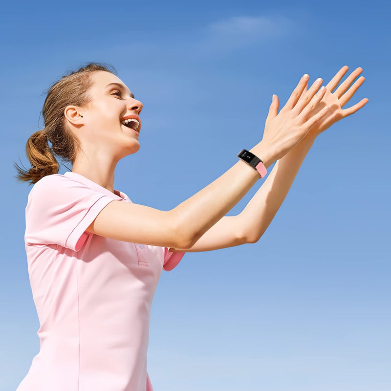 TumpCez أشرطة مطاطية TumpCez متوافقة مع سوار Fitbit Charge 2، حزام بديل ناعم قابل للتعديل من النايلون المرن للنساء والرجال في Fitbit Charge 2 - Image 5