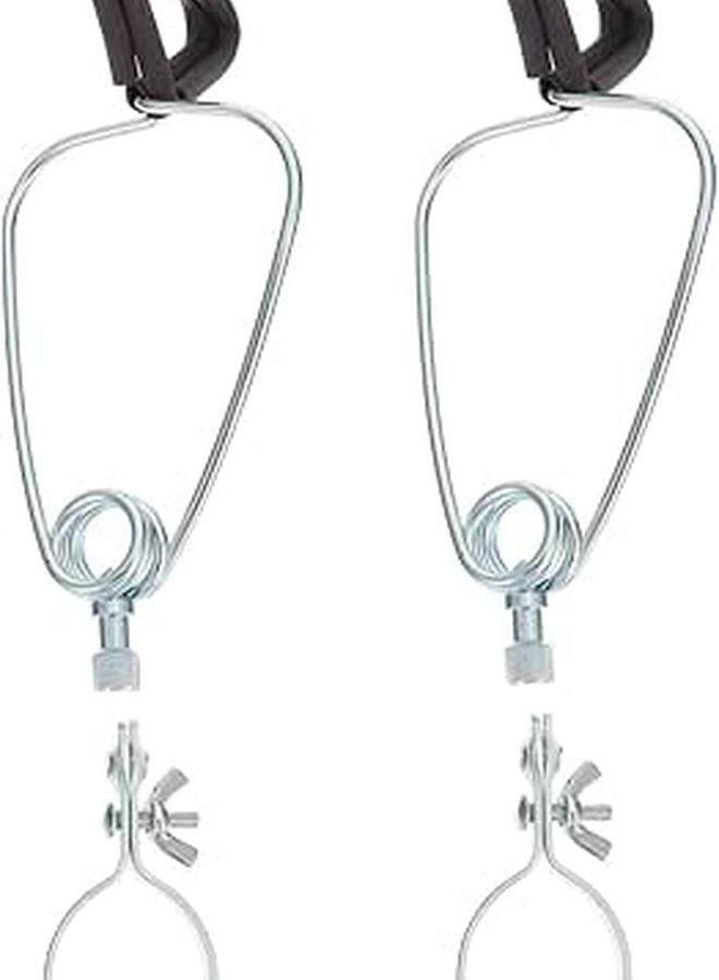 2pcs Metal Reptile Lampshade Fixing Clips for Terrarium Lighting Climbing Pets Easy Safe Hold - Image 1