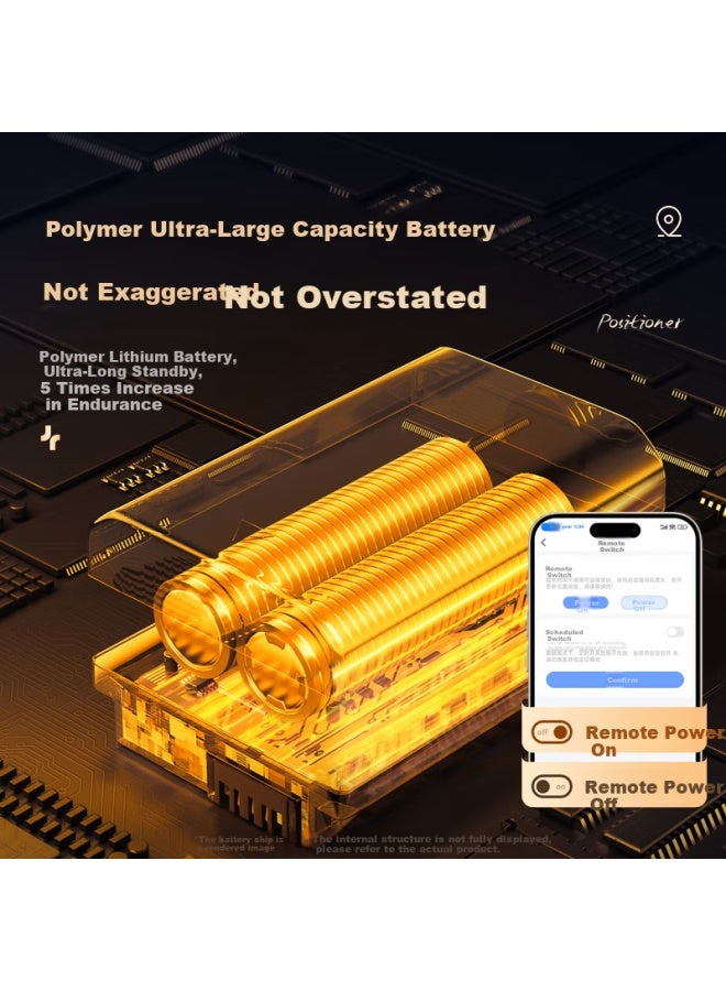 WITGOER Witgoer Gps Tracker Miniature Small Electric Vehicle Carrying Vehicle Beidou Anti-Theft Lost Track Tracking Artifact - Image 5