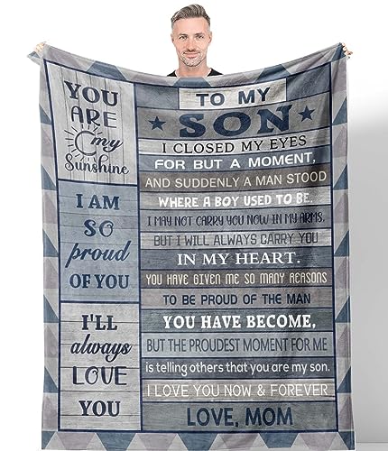 هوجيود هدايا لابن Blanket 60x 50 هدايا من الأم والأب هدايا عيد ميلاد للأبناء هدية عيد ميلاد للأبناء هدايا تخرج عيد الميلاد عيد الحب يوم الأب