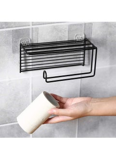 TORMUND TORMUND Self Adhesive Tissue Toilet Paper Holder Storage with Shelf Tissue Paper Roll Towel Holder Storage Tissue Roll with Mobile Phone Stand Hanger Napkin Holder Multi Color 1 Pc  - Image 5