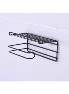 TORMUND TORMUND Self Adhesive Tissue Toilet Paper Holder Storage with Shelf Tissue Paper Roll Towel Holder Storage Tissue Roll with Mobile Phone Stand Hanger Napkin Holder Multi Color 1 Pc  - Image 2