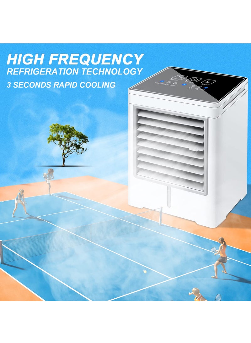 Joshberg Portable Air Conditioners, USB Personal Mini Air Conditioner with 3-Speed, Evaporative Air Cooler with Touch Screen, Portable Ac Unit Fan for Room, Tent, Bedroom, Car, RV, and Camping - Image 2