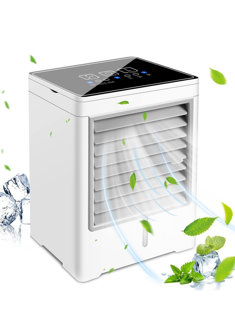 Joshberg Portable Air Conditioners, USB Personal Mini Air Conditioner with 3-Speed, Evaporative Air Cooler with Touch Screen, Portable Ac Unit Fan for Room, Tent, Bedroom, Car, RV, and Camping - Image 1