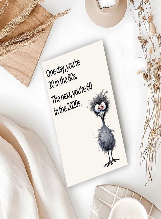ICOOLYI Funny 60th Birthday Card for Women Men, Unique 60th Birthday Gift for Mom, Dad, Friends – Hilarious 60th Birthday Decorations for Him or Her, Cool Card Gift for 60 Year Old Woman or Man - Image 4