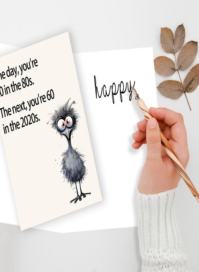 ICOOLYI Funny 60th Birthday Card for Women Men, Unique 60th Birthday Gift for Mom, Dad, Friends – Hilarious 60th Birthday Decorations for Him or Her, Cool Card Gift for 60 Year Old Woman or Man - Image 5