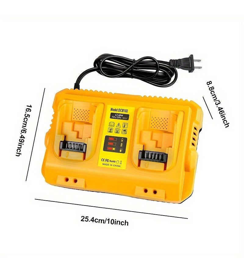 قطعة واحدة محطة شحن بطارية بديلة متوافقة مع شاحن بطارية 12V 20V للأدوات الكهربائية ومستلزمات الشقة والأجهزة المنزلية - Image 4