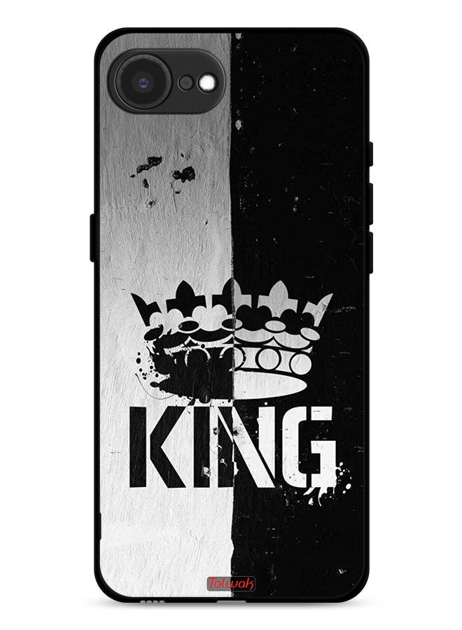Tolwak Apple iPhone 16e Protective Case Cover King Vintage - Image 1