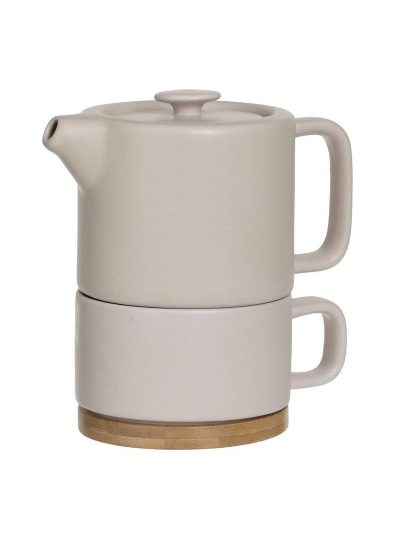 SG Earthenware Teapot Set 800ml