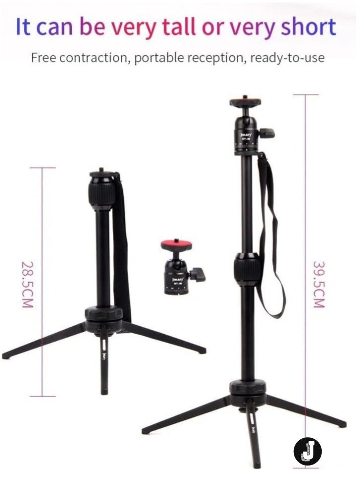 JAJEEK Table Tripod Stand – Lightweight Aluminum, 39.5cm Max Height, 3kg Load Capacity for Mobile Phones & Cameras - Image 2