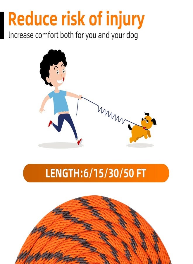DogLemi Long Leash for Dogs Training 15ft Dog Rope Leash, Super Light Tie Out Check Cord, Heavy Duty Pet Recall Outside Training Line for Large Medium Small Dogs Walking Camping 6ft 15ft 30ft 50ft - Image 5