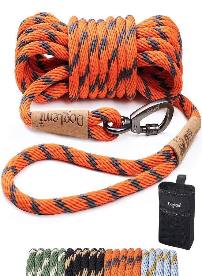 DogLemi Long Leash for Dogs Training 15ft Dog Rope Leash, Super Light Tie Out Check Cord, Heavy Duty Pet Recall Outside Training Line for Large Medium Small Dogs Walking Camping 6ft 15ft 30ft 50ft - Image 1