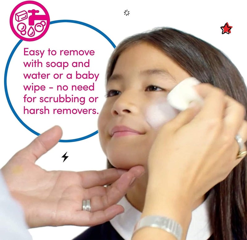 Snazaroo Sparkle Turquoise Face and Body Paint - 18.8g Water-Based, Non-Toxic, Easily Washable Makeup for Kids and Adults - Image 4