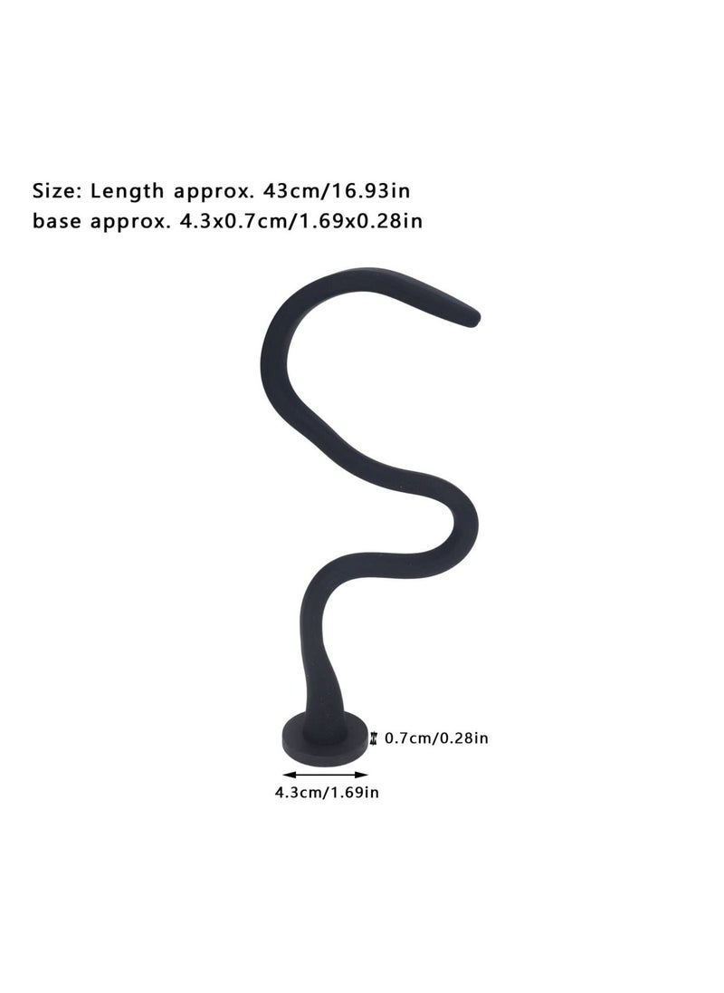 Generic - Front Load Washer Door Prop, Magnetic Washing Machine Door Holder, Adjustable Flexible Laundry Door Post Dryer Door Prop Universal Washing Machine Door Stopper for Most Washing Machines (Black) - Image 1