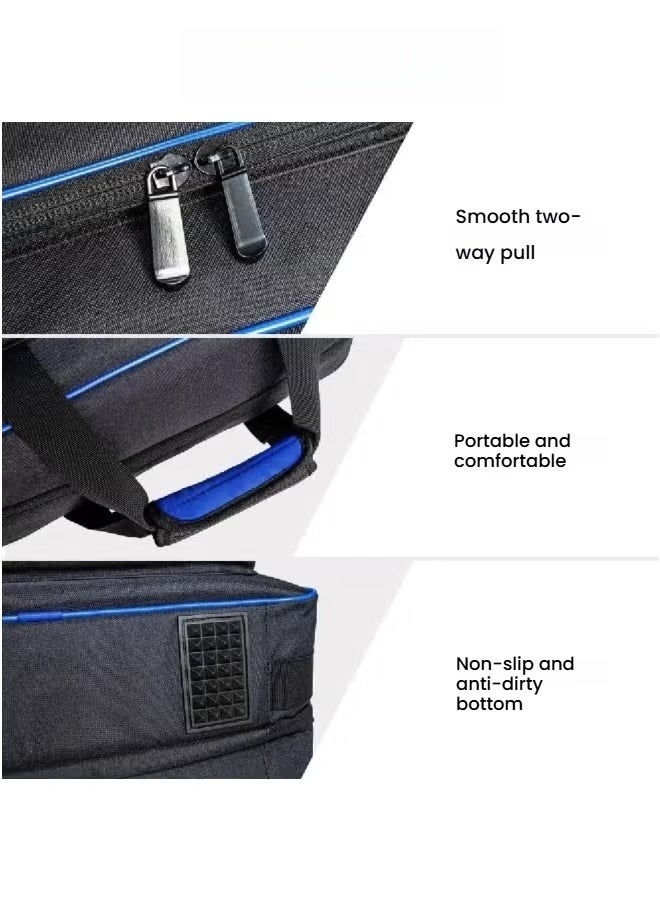 Kibee Travel Storage Bag for Ps5, Shoulder Bag For Playstation 5 Console & Accessories, Large Capacity Accessories - Image 2