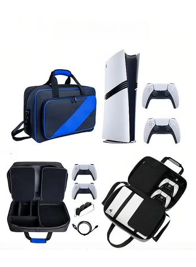 Kibee Travel Storage Bag for Ps5, Shoulder Bag For Playstation 5 Console & Accessories, Large Capacity Accessories - Image 4