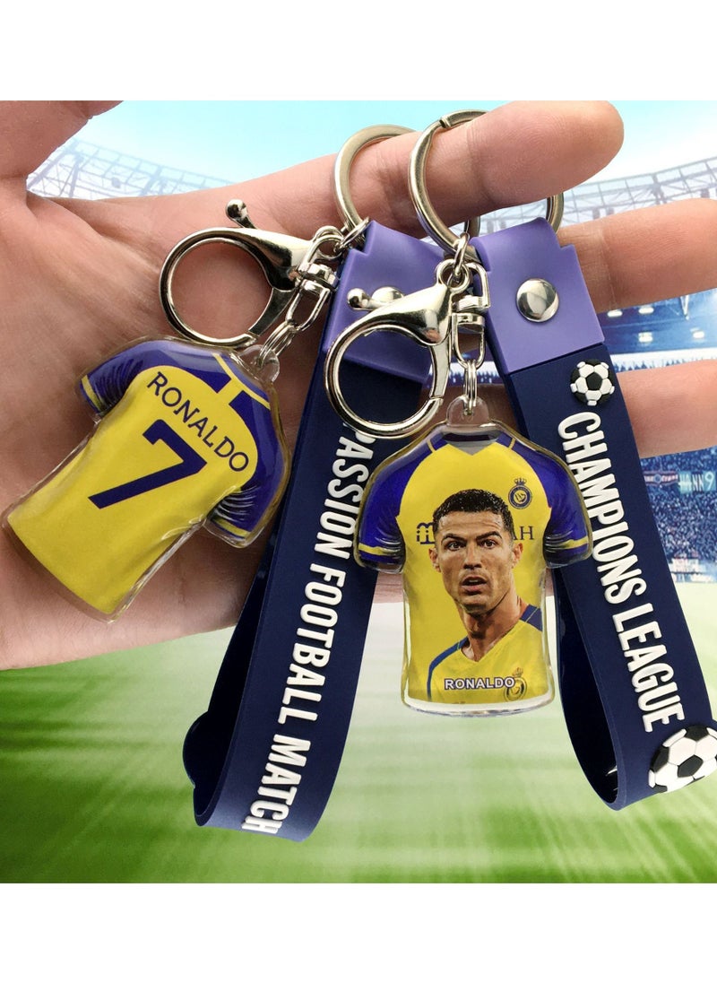Generic - Cristiano Ronaldo Al Nassr FC Keychain Deep Blue - Image 1