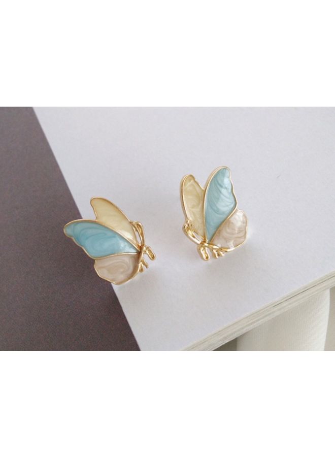 اليشمك أقراط بتصميم فراشات - Image 4