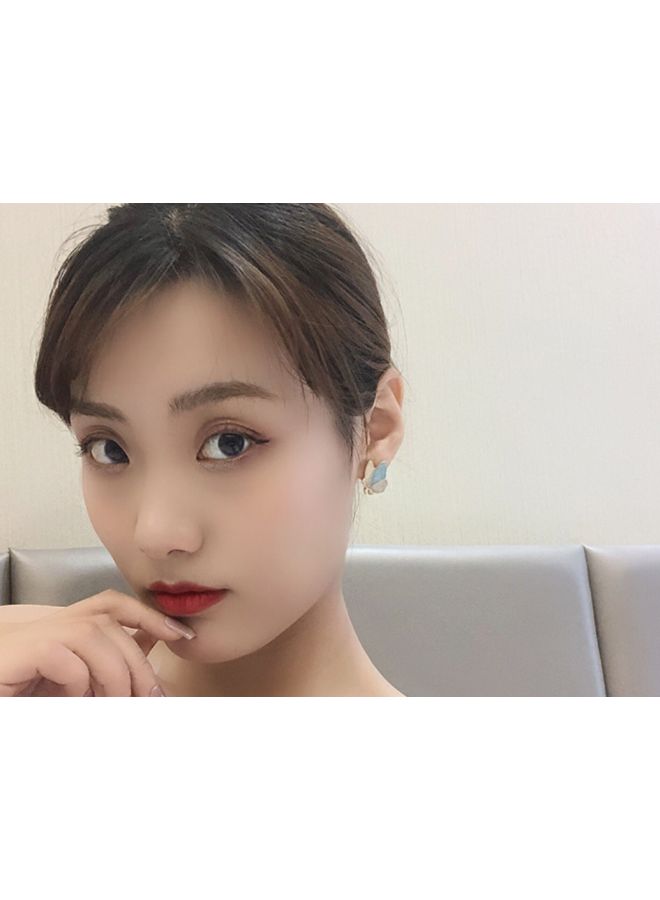 اليشمك أقراط بتصميم فراشات - Image 2