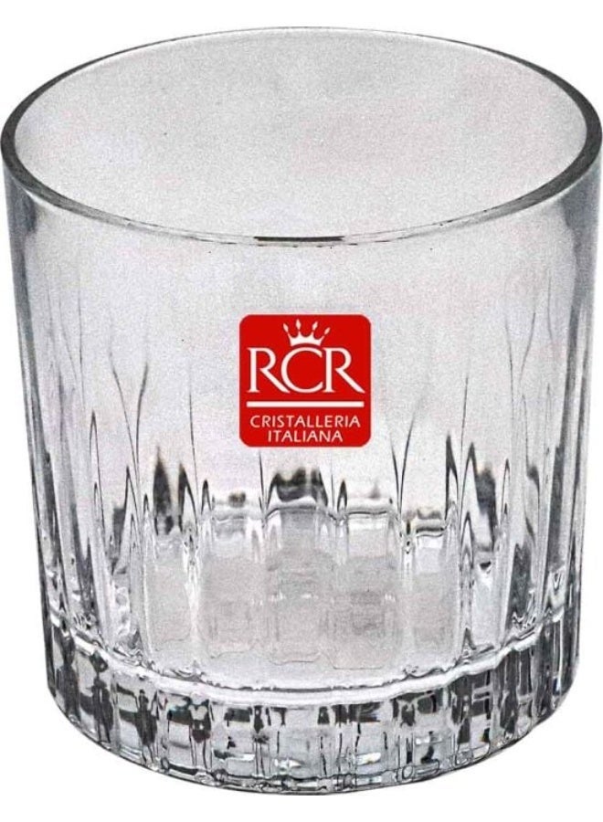 RCR Italian Crystal Water Glass Set – 6 Short Glasses