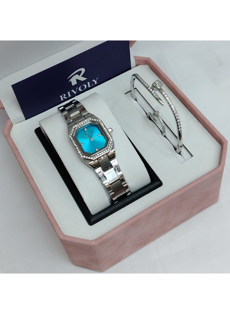 ريفولي ساعه مع الأسوارة مع الخاتم اخر اصدار من ريفولي