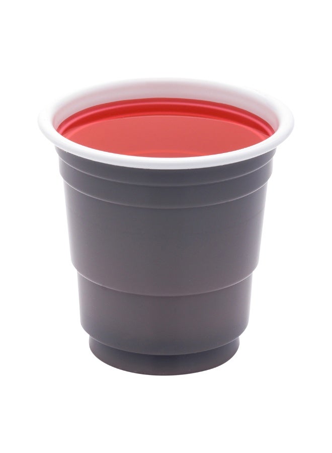 Restaurantware RW Base 2 Ounce Party Glasses, 500 Disposable Cups - Durable, Lightweight, Gray Plastic Shot Glasses, Serve Snacks, Condiments, Or Samples - Image 2