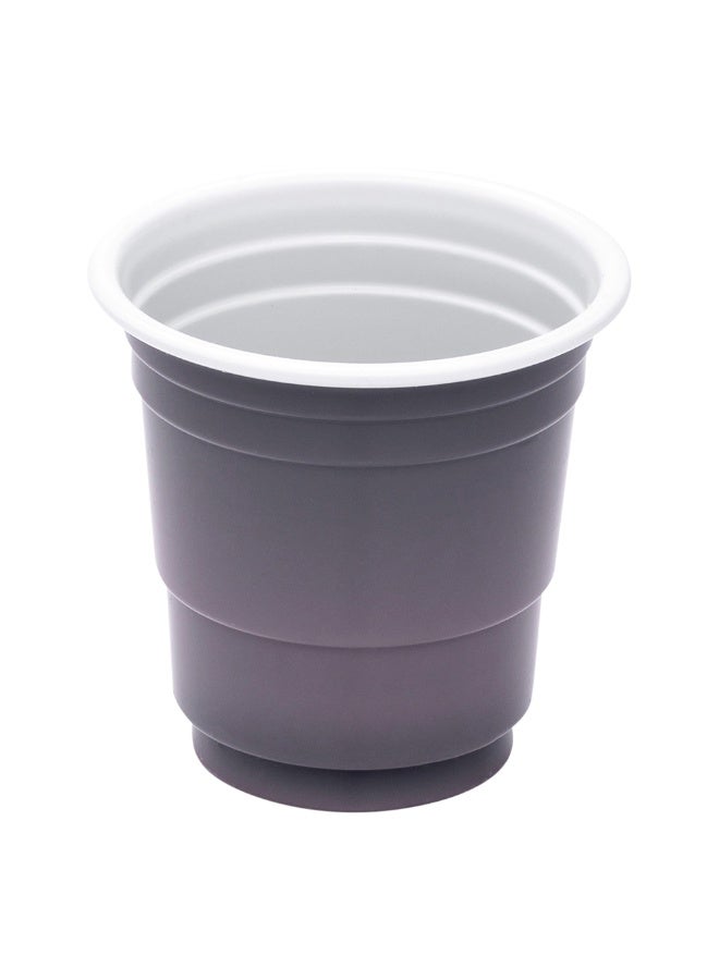 Restaurantware RW Base 2 Ounce Party Glasses, 500 Disposable Cups - Durable, Lightweight, Gray Plastic Shot Glasses, Serve Snacks, Condiments, Or Samples - Image 1