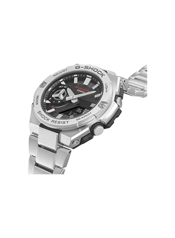 كاسيو ساعة كاسيو جي-شوك - GST-B500D-1A1DR مينا سوداء، سوار فضي - Image 2