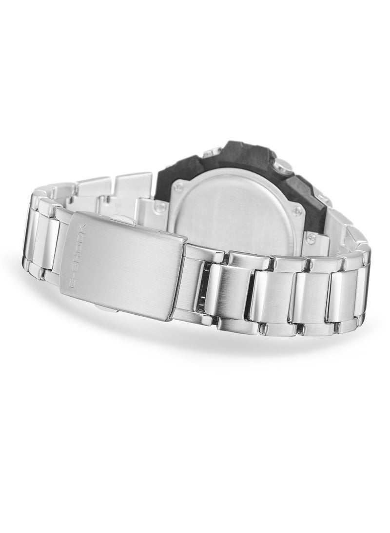 كاسيو ساعة كاسيو جي-شوك - GST-B500D-1A1DR مينا سوداء، سوار فضي - Image 3