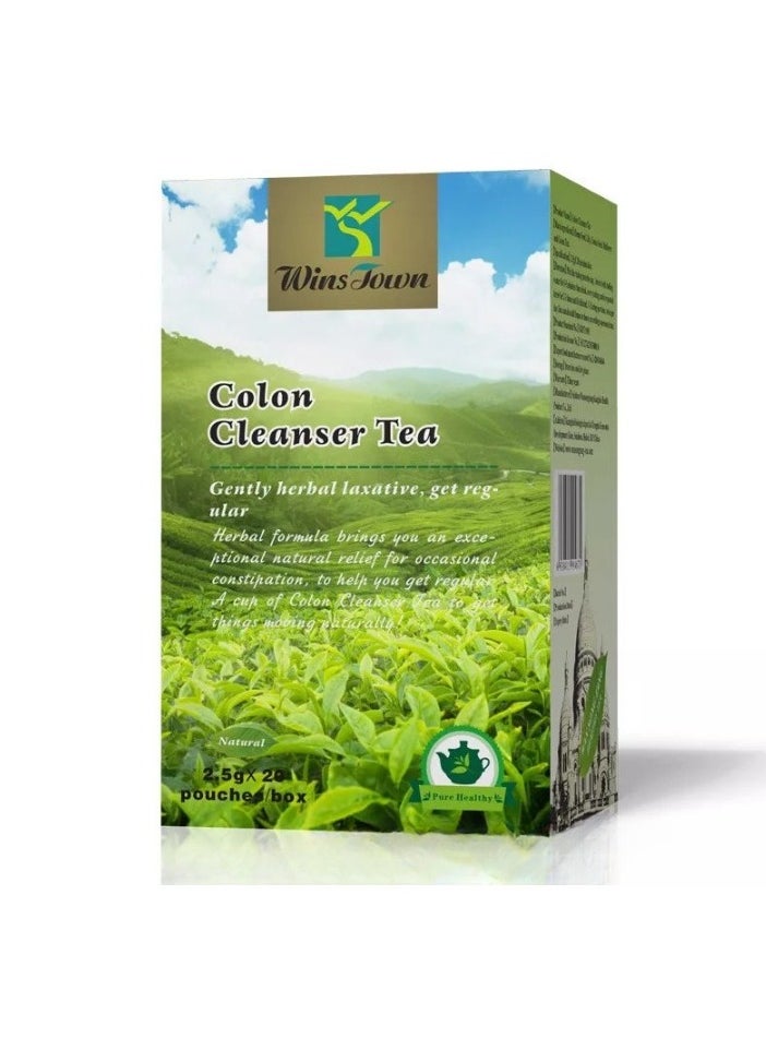 Wins Town - Colon Cleanser Tea, Pure Natural Ingredients Herbal Health Tea, Organic Plant Based Formula Slimming Tea, Safe And Efficient Herbal Cleanser Tea For Constipation - Image 1