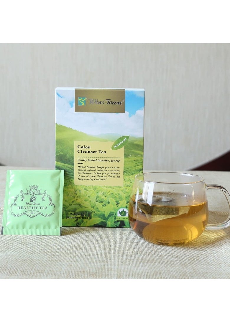 Wins Town - Colon Cleanser Tea, Pure Natural Ingredients Herbal Health Tea, Organic Plant Based Formula Slimming Tea, Safe And Efficient Herbal Cleanser Tea For Constipation - Image 1