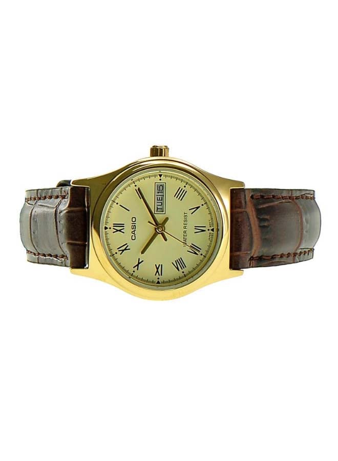 CASIO Women Leather Analog Wrist Watch LTP-V006GL-9BUDF - Image 2