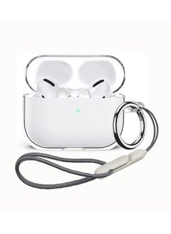 Generic Transparent TPU Shockproof Case Accessories with Keychain For Airpods Pro2  Cover-Transparent  - Image 1