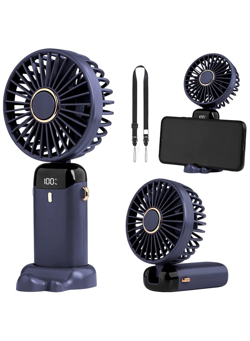 بروفيسور مروحة محمولة باليد وحزام و توضع به روائح لسطح المكتب، رذاذ، صغيرة، خفيفة الوزن - 1 قطعه - Image 1