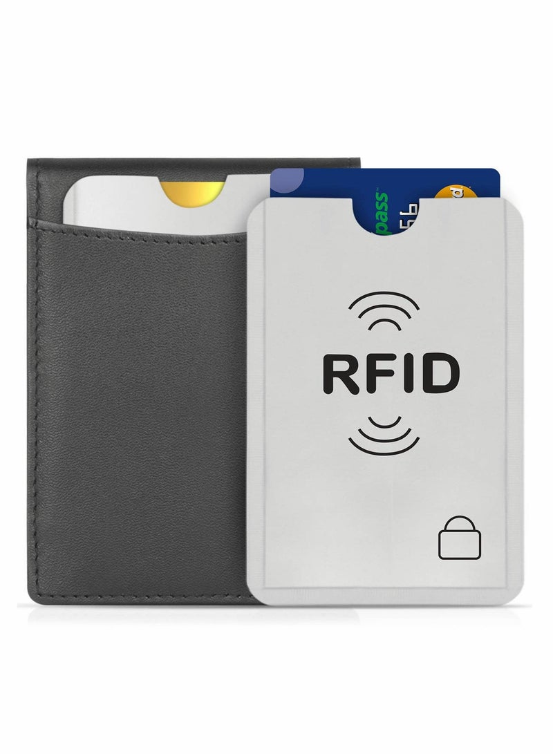 Excefore أكمام بطاقات حجب RFID، أكمام حماية بطاقات الائتمان، حامل بطاقات RFID مضاد للسرقة، حامل بطاقات الائتمان، واقي بطاقات بدون تلامس للمحفظة وبطاقات الائتمان وبطاقات الخصم والهوية والبطاقات الرئيسية 20 قطعة - Image 2