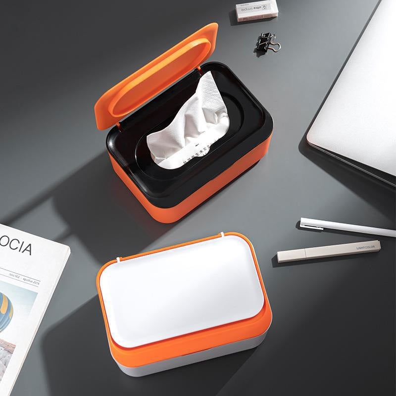 566 Mask Storage Box Large Capacity Removable Household Wet And Dry Tissue Box With Lid Dust Mask Storage Box - Image 5