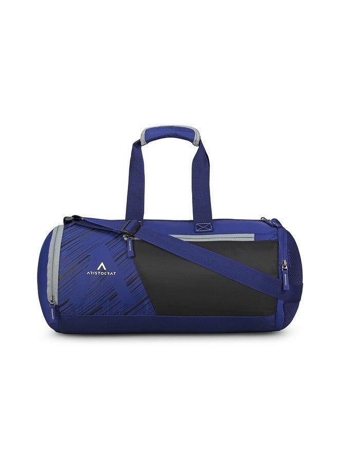 Aristocrat Beast 48cm Gym Duffle Bag for Men and Women with Multiple Pockets and Separate Shoe Compartment for Travel, Sports and Workouts (Blue) - Image 1