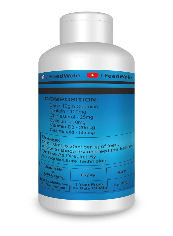 FeedWale Aquarium Power Gel 200ml Protein Binder Gel for Fish Food | Mix Medicines, Probiotics & Supplements Easily | Improves Absorption, Reduces Food Wastage | for All Aquarium Fishes - Image 5