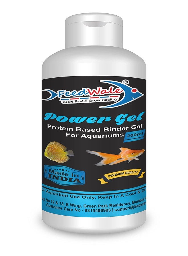 FeedWale Aquarium Power Gel 200ml Protein Binder Gel for Fish Food | Mix Medicines, Probiotics & Supplements Easily | Improves Absorption, Reduces Food Wastage | for All Aquarium Fishes - Image 3