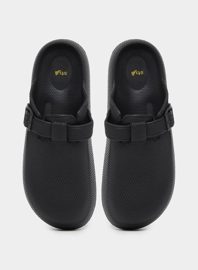 Styli Buckle Slip On Sandals  - Image 5