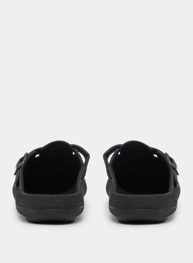 Styli Buckle Slip On Sandals