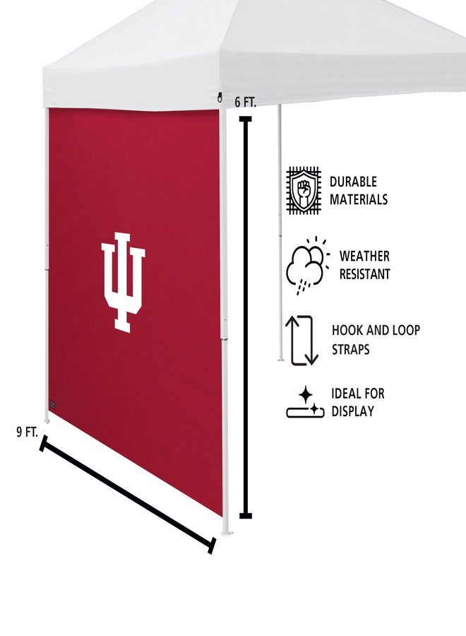 Logo Brands NCAA Indiana Hoosiers 9x9 Canopy Side Panel – Team Colors, Privacy & Weather Shelter - Image 5