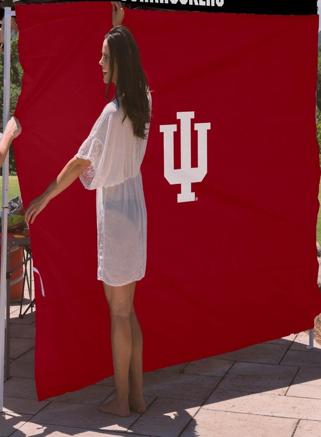 Logo Brands NCAA Indiana Hoosiers 9x9 Canopy Side Panel – Team Colors, Privacy & Weather Shelter - Image 2