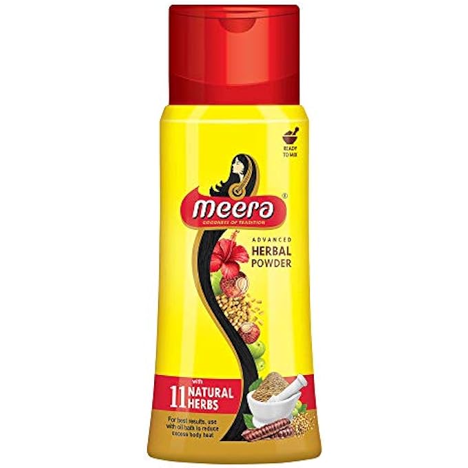 MEERA HERBAL HAIR WASH POWDER, 120 GM - Image 1