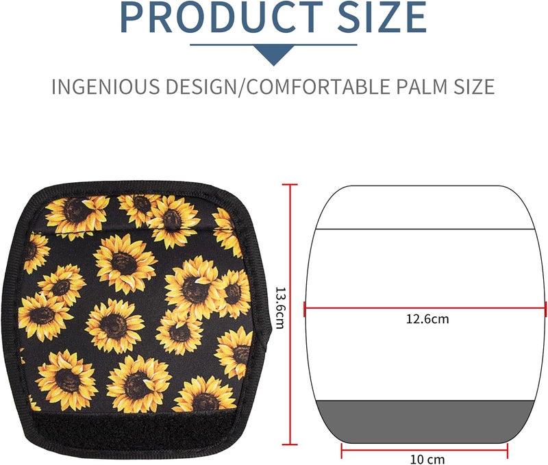 PG6 3 Pcs a Set, Comfort Neoprene Handle Wraps/Grip/Identifier for Travel Bag Luggage Suitcase Baby Carriage - Image 2