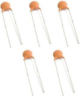 Fielect 40Pcs Ceramic Capacitor Kit 50V 560PF Disc Capacitors for DIY Electronic Circuit, Color Random - Image 1