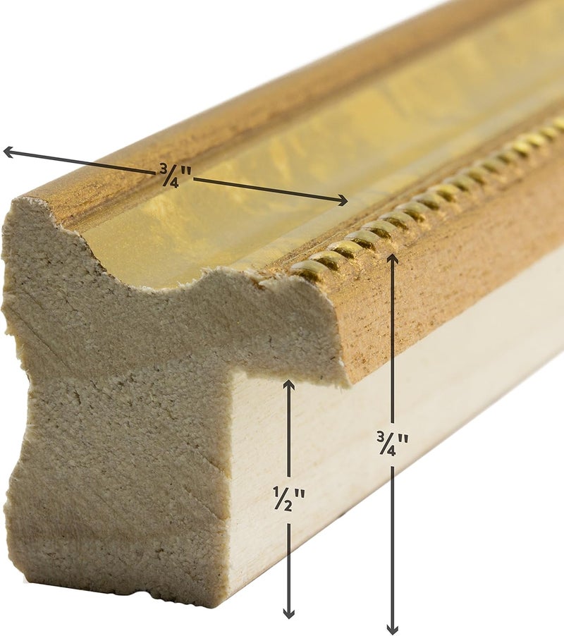 Craig Frames Ornate Gold Picture Frame, 8.5 x 11-Inch, 0.75-Inch Wide - Image 2